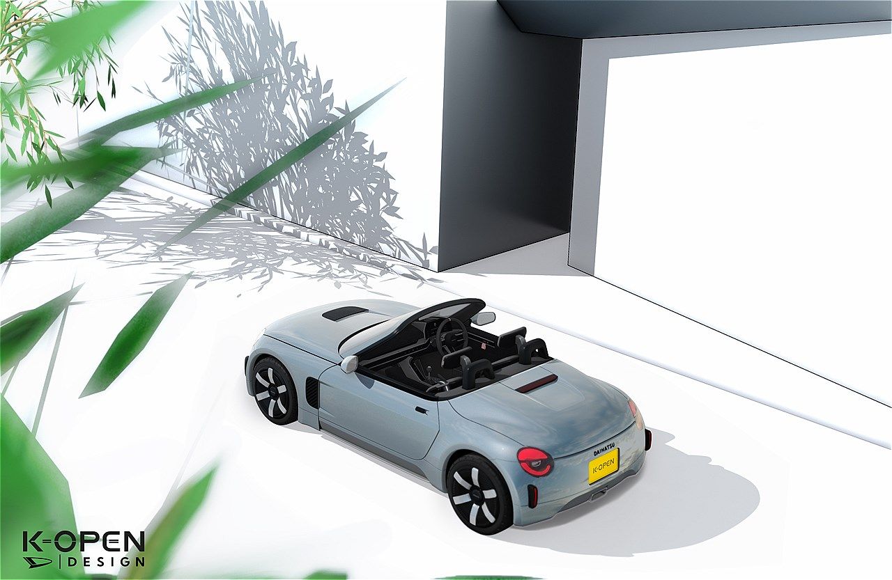 ジャパンモビリティショー2025で公開されたダイハツ「K-OPEN」（写真：ダイハツ工業）