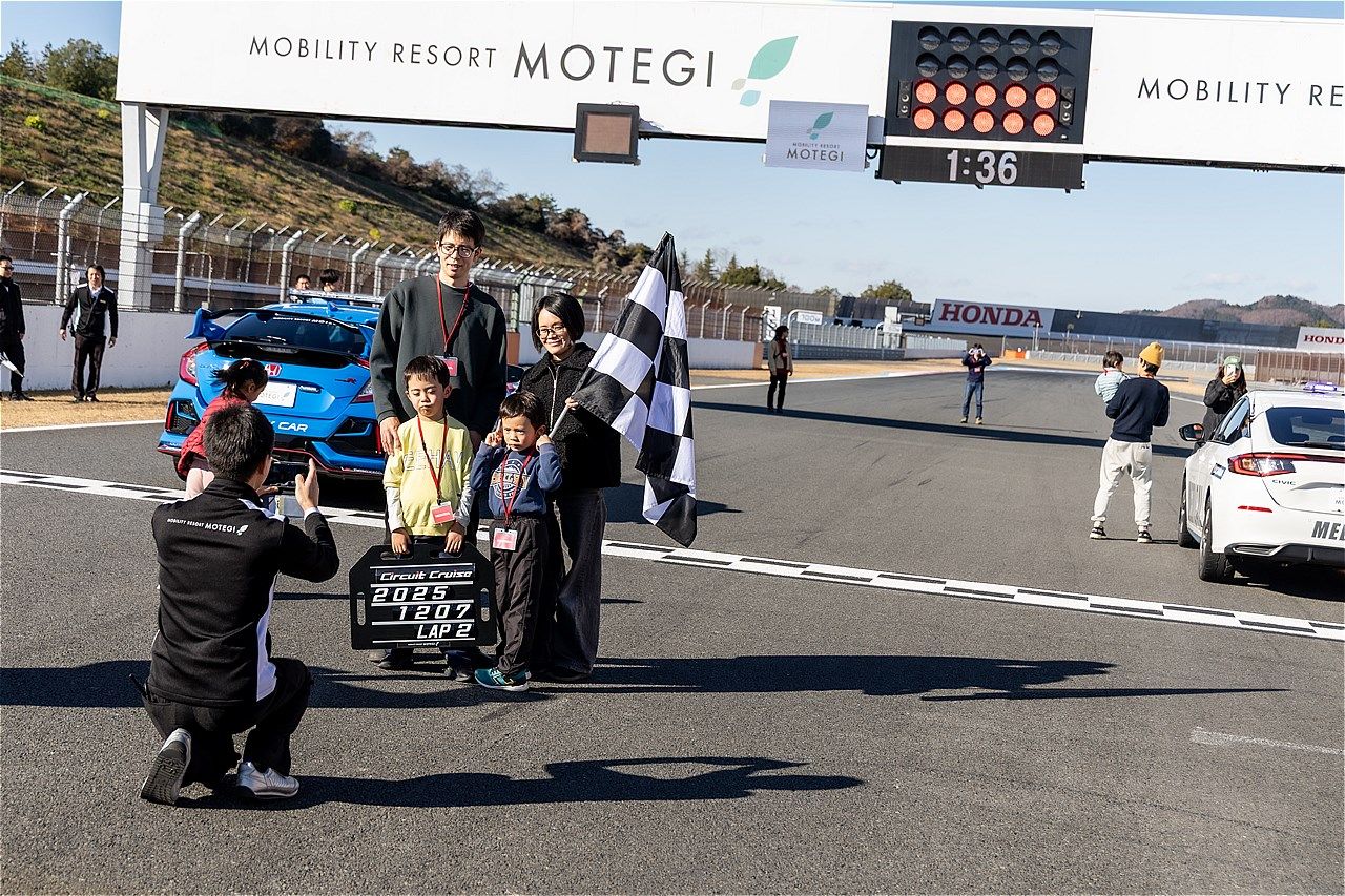 2025年12月にモビリティリゾートもてぎで開催されたホンダの株主優待イベントの様子（写真：三木 宏章）