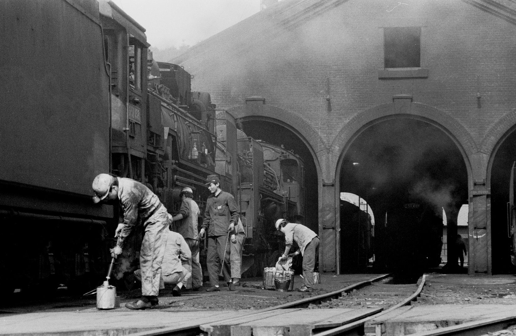 山陰本線浜田機関区　1974年3月（撮影：南正時）