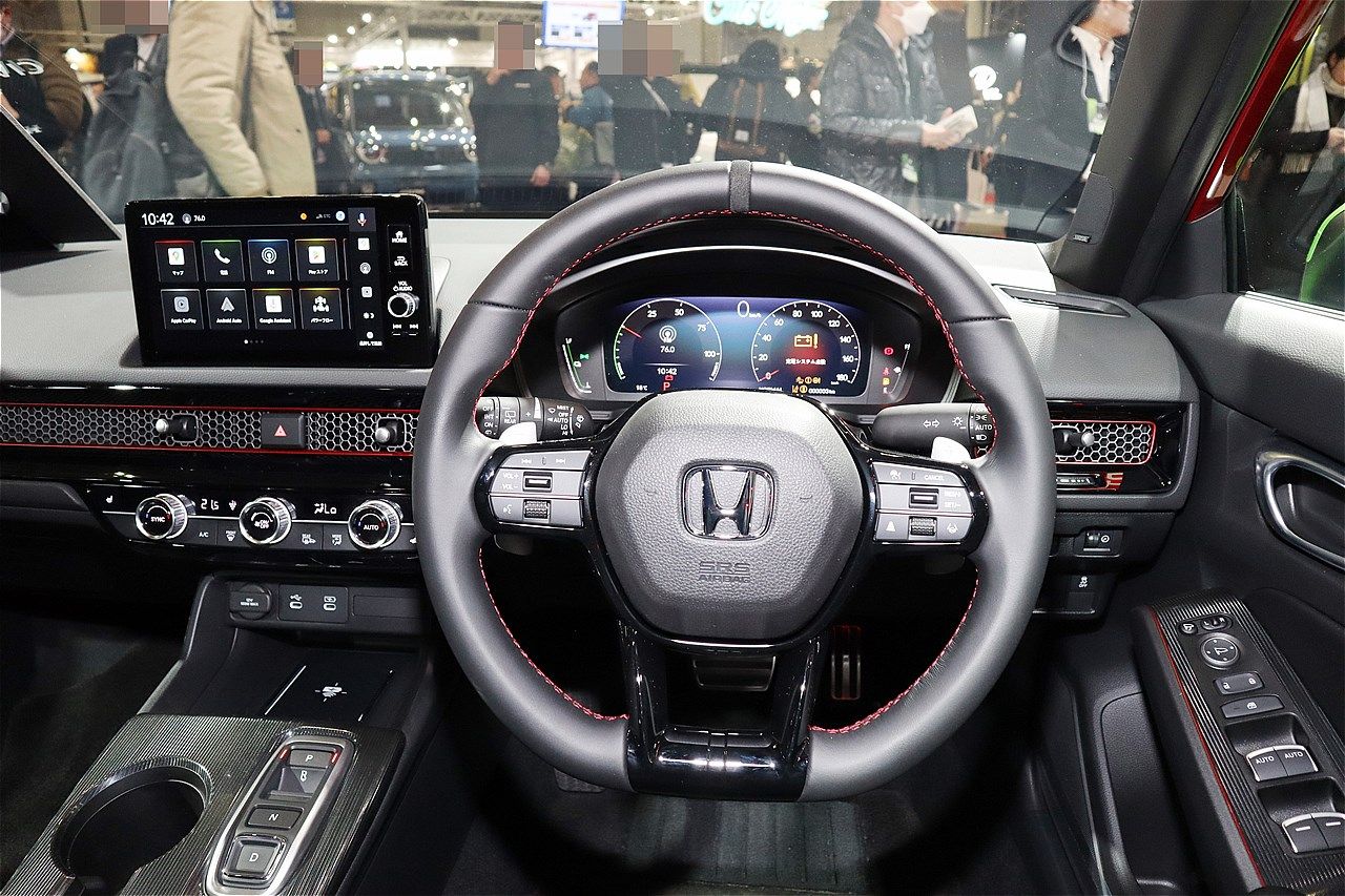 ホンダ「シビックe:HEV RSプロトタイプ」（写真：筆者撮影）