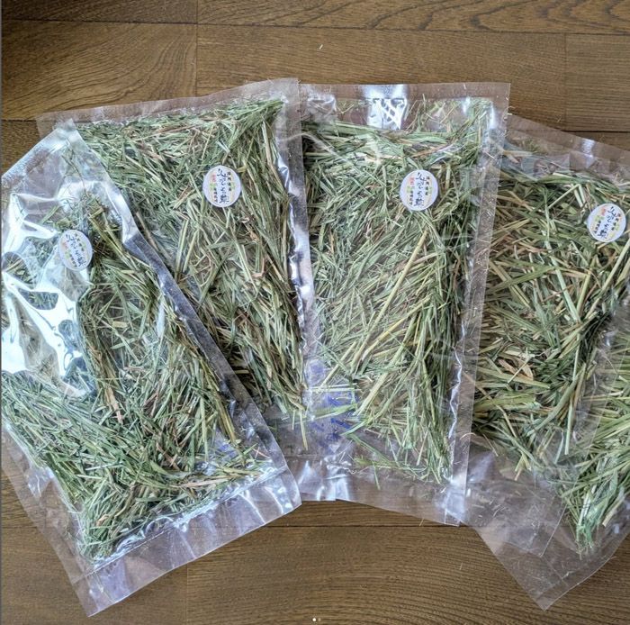 まる子さんが栽培・販売している小動物用の牧草（写真提供：まる子さん）