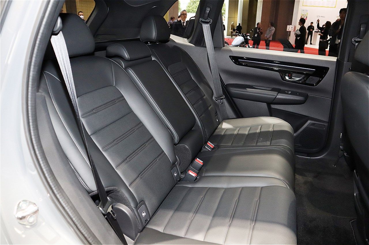 ジャパンモビリティショー2025に展示されたホンダの新型「CR-V e:HEV」（筆者撮影）