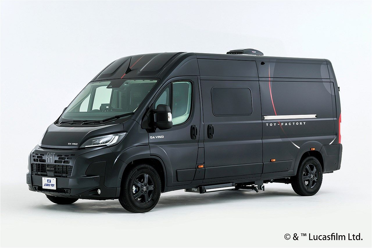 スター・ウォーズの世界観が広がるトイファクトリーのキャンピングカー「ダビンチ6.0＜スター・ウォーズ＞エディション」（写真：トイファクトリー）