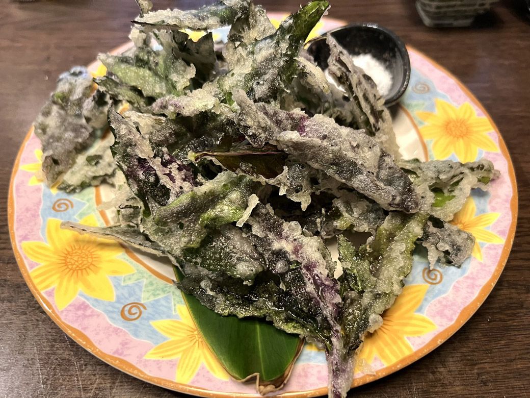 はんだまの天ぷら（筆者撮影）