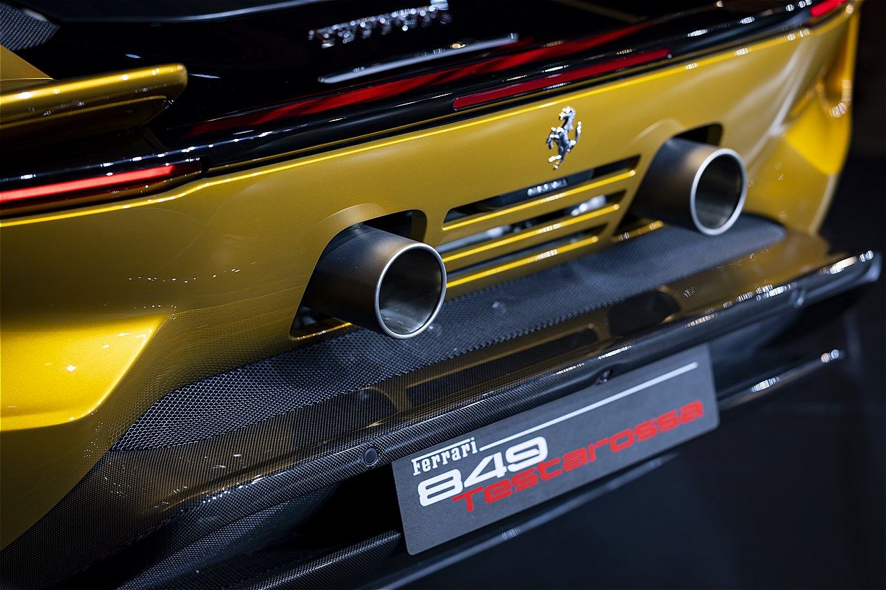 東京で行われたフェラーリ「849テスタロッサ」ジャパンプレミアの様子（写真：フェラーリ・ジャパン）