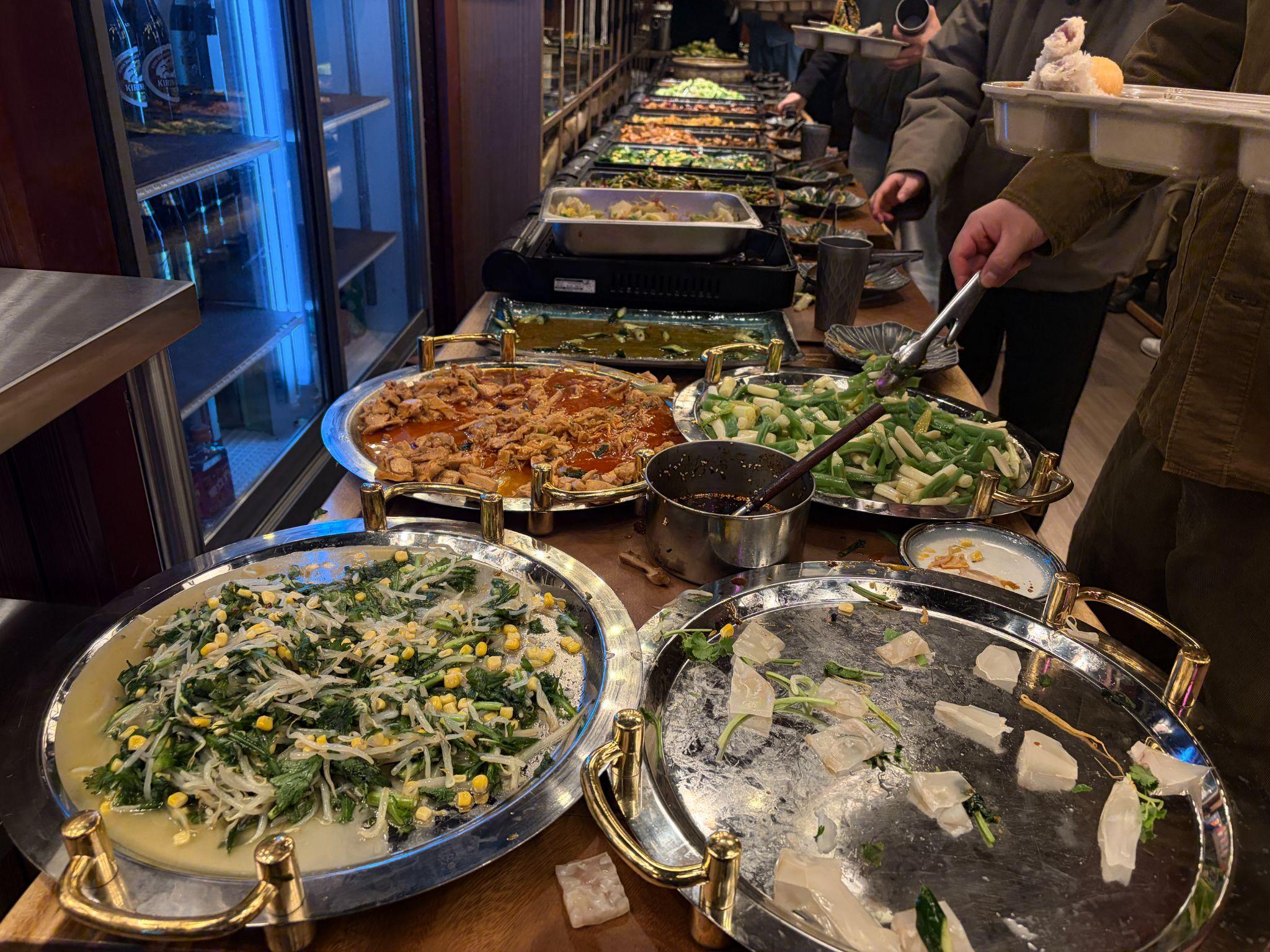 料理の種類は一番豊富であるようにみえた