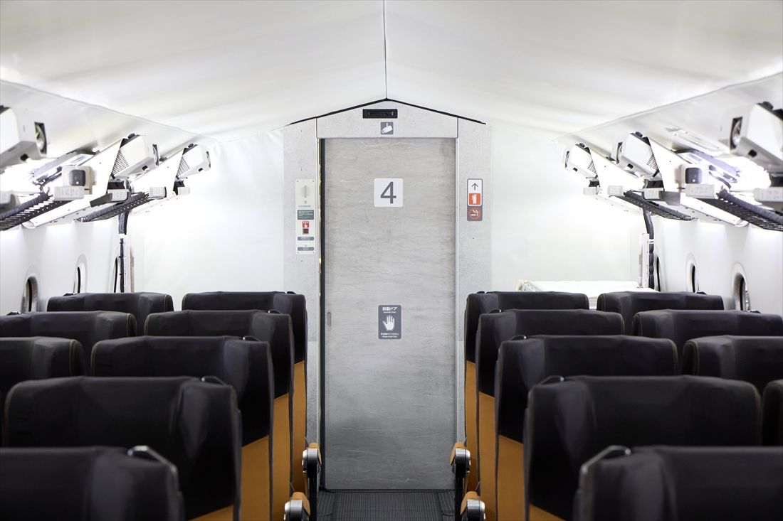リニア新型車両M10の車内（写真：JR東海）