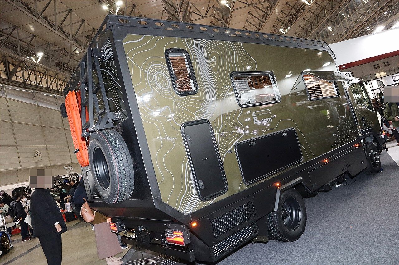 NTBの新作キャンピングカー「ジオローム」（写真：筆者撮影）