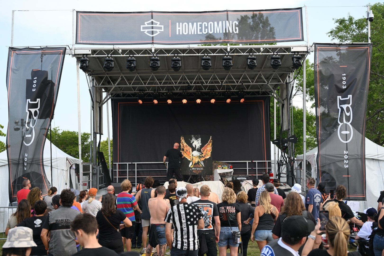 さまざまなイベントが開催された（写真：Getty Images for Harley-Davidson）
