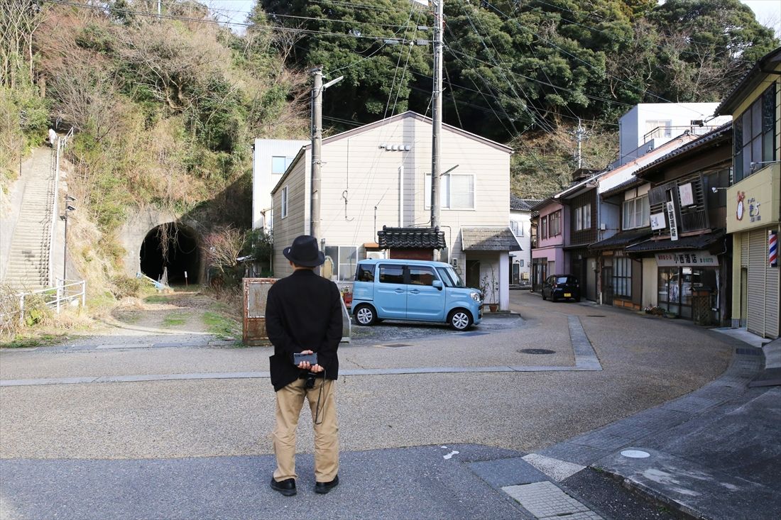 珠洲市内にある能登線のトンネル跡（撮影：南正時）