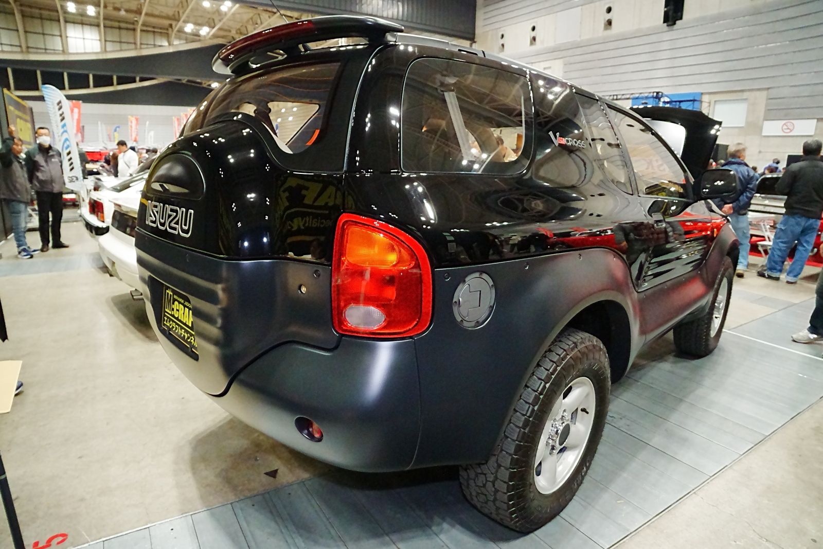 ミハラ自動車がフルレストアしたいすゞ「ビークロス」（写真：筆者撮影）