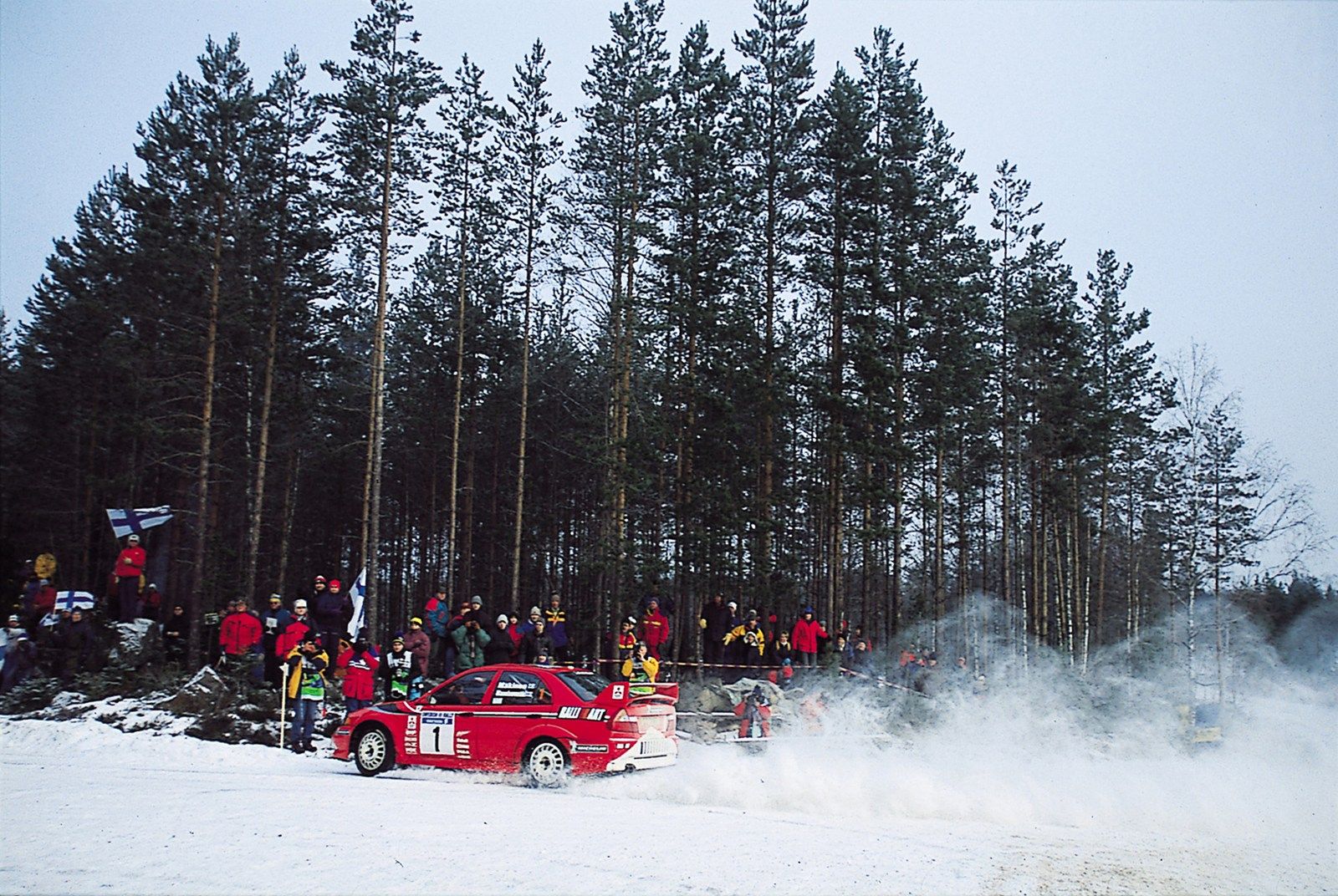 「ランサーエボリューション」WRC出場車（写真：三菱自動車工業）