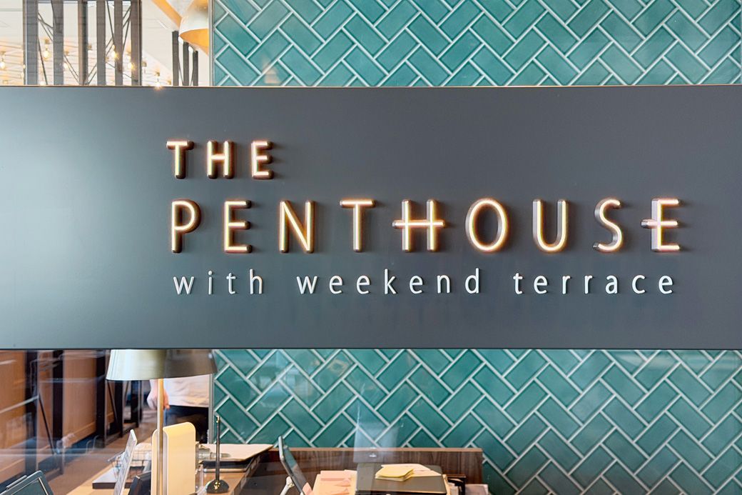 三井ガーデンホテル豊洲プレミア36階のイタリアンレストラン、ザ ペントハウス ウィズ ウィークエンド テラス（写真：筆者撮影）