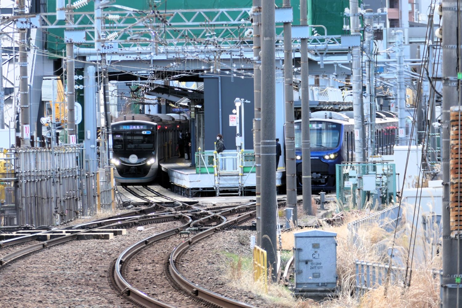 横浜側から見た相鉄海老名駅（記者撮影）