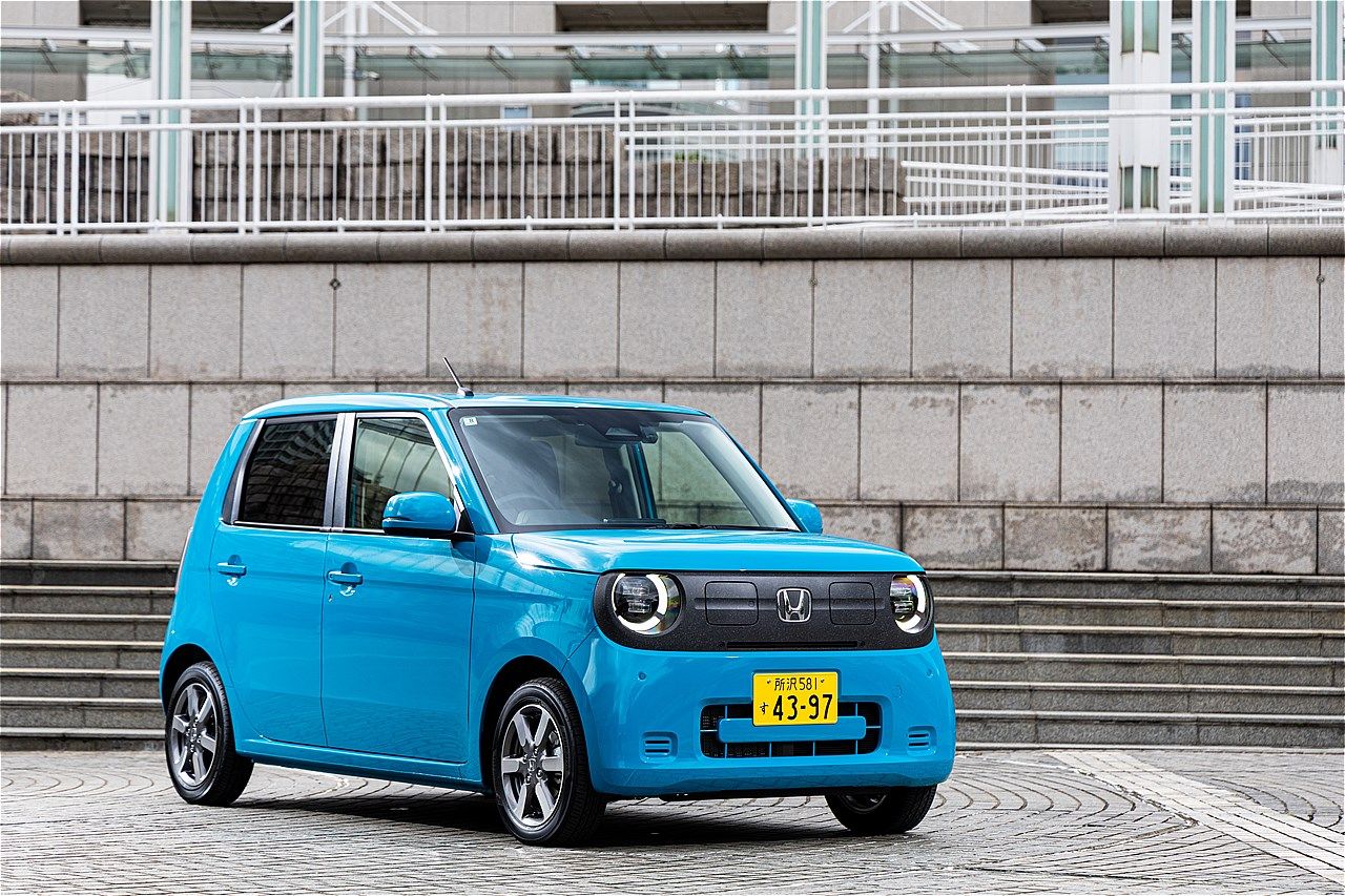 ホンダの軽乗用車クラスBEV「N-ONE e:」（写真：三木 宏章）