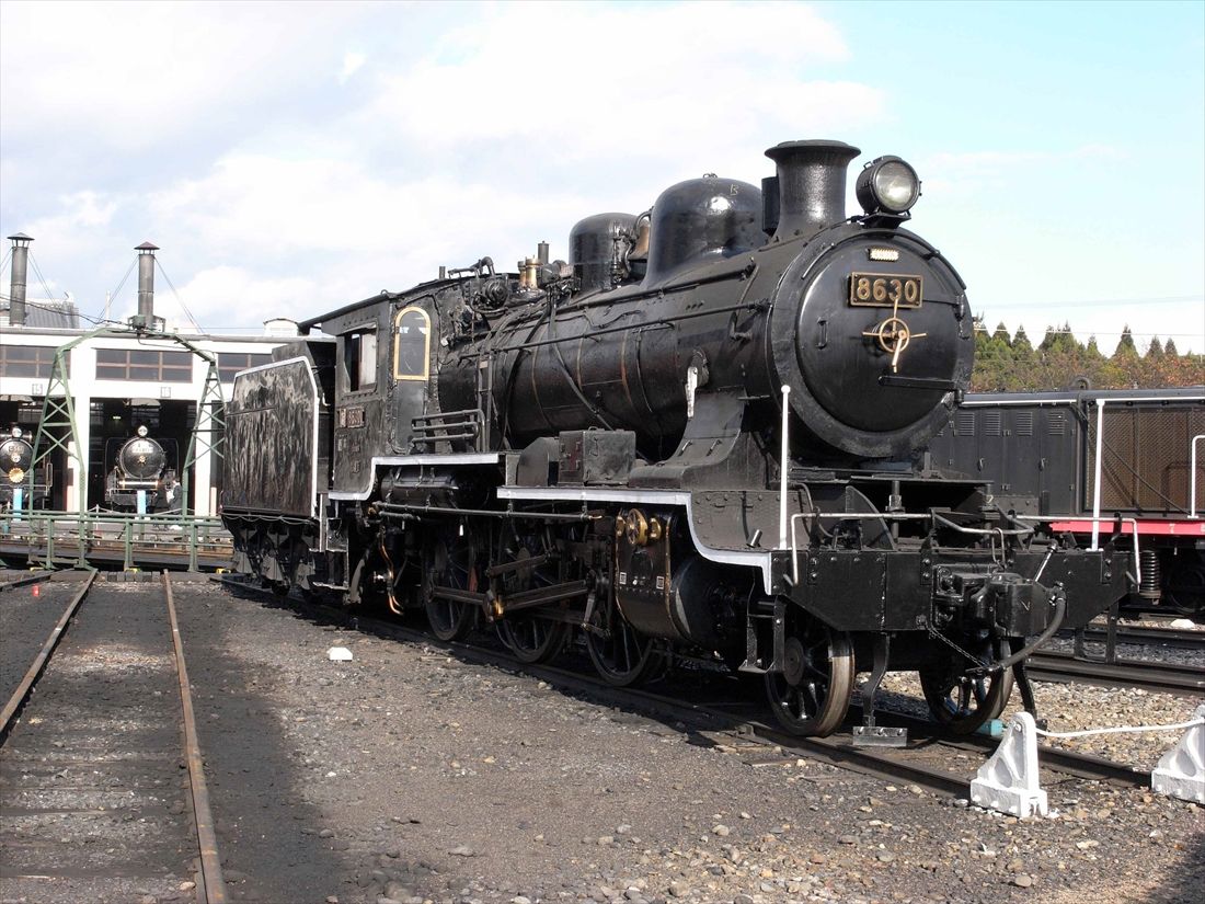 京都鉄道博物館で動態保存されている8630号機（撮影：南正時）