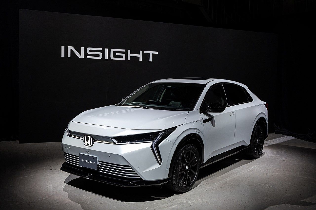 ホンダが2026年春発売を予定している新型BEV「インサイト」（写真：三木 宏章）