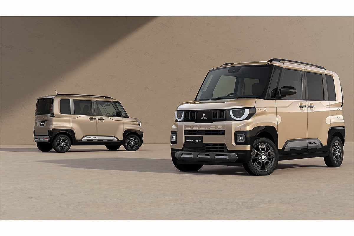 三菱から発売された軽スーパーハイトワゴンの新型「デリカミニ」（写真：三菱自動車）