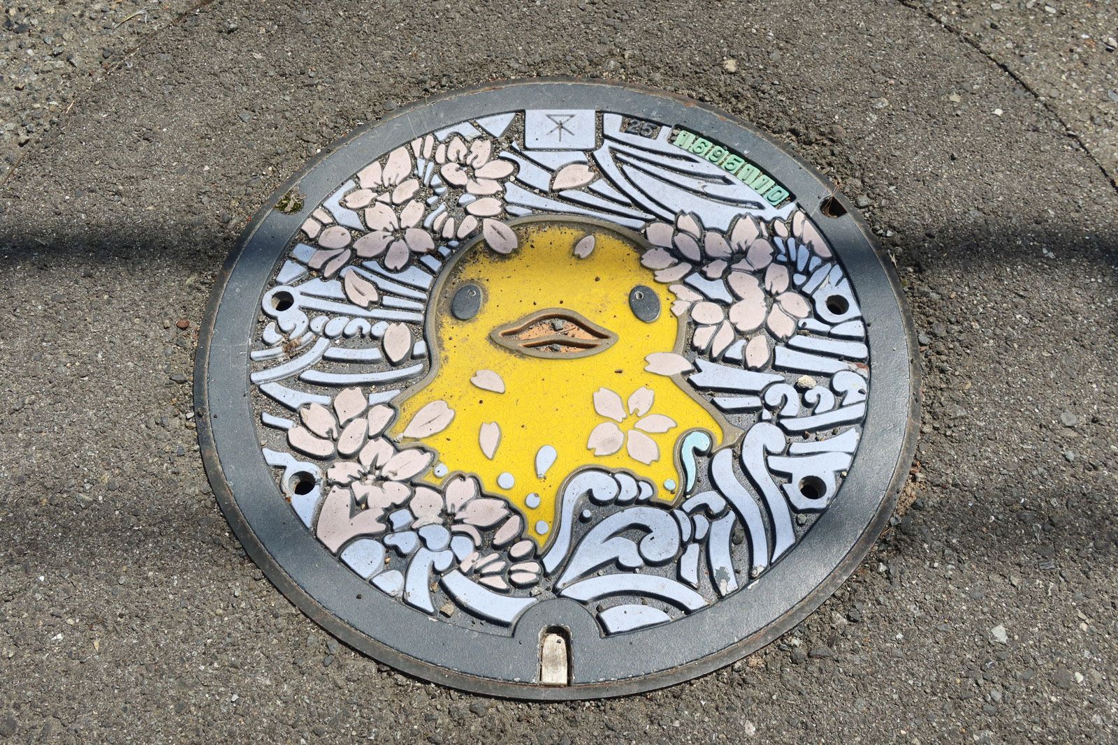 アヒルちゃんのマンホール