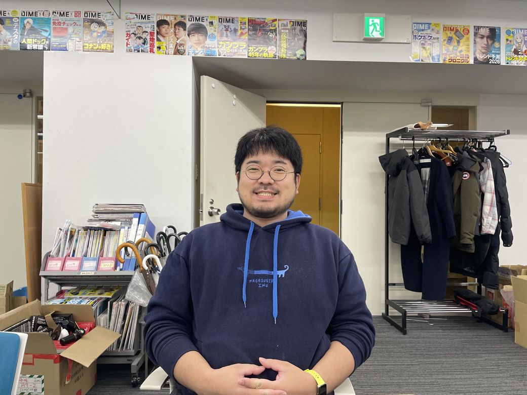 小学館「DIME」副編集長の千葉康永さん（筆者撮影）