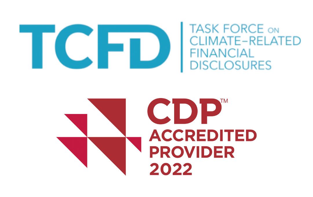 TCFDとCDPのロゴ