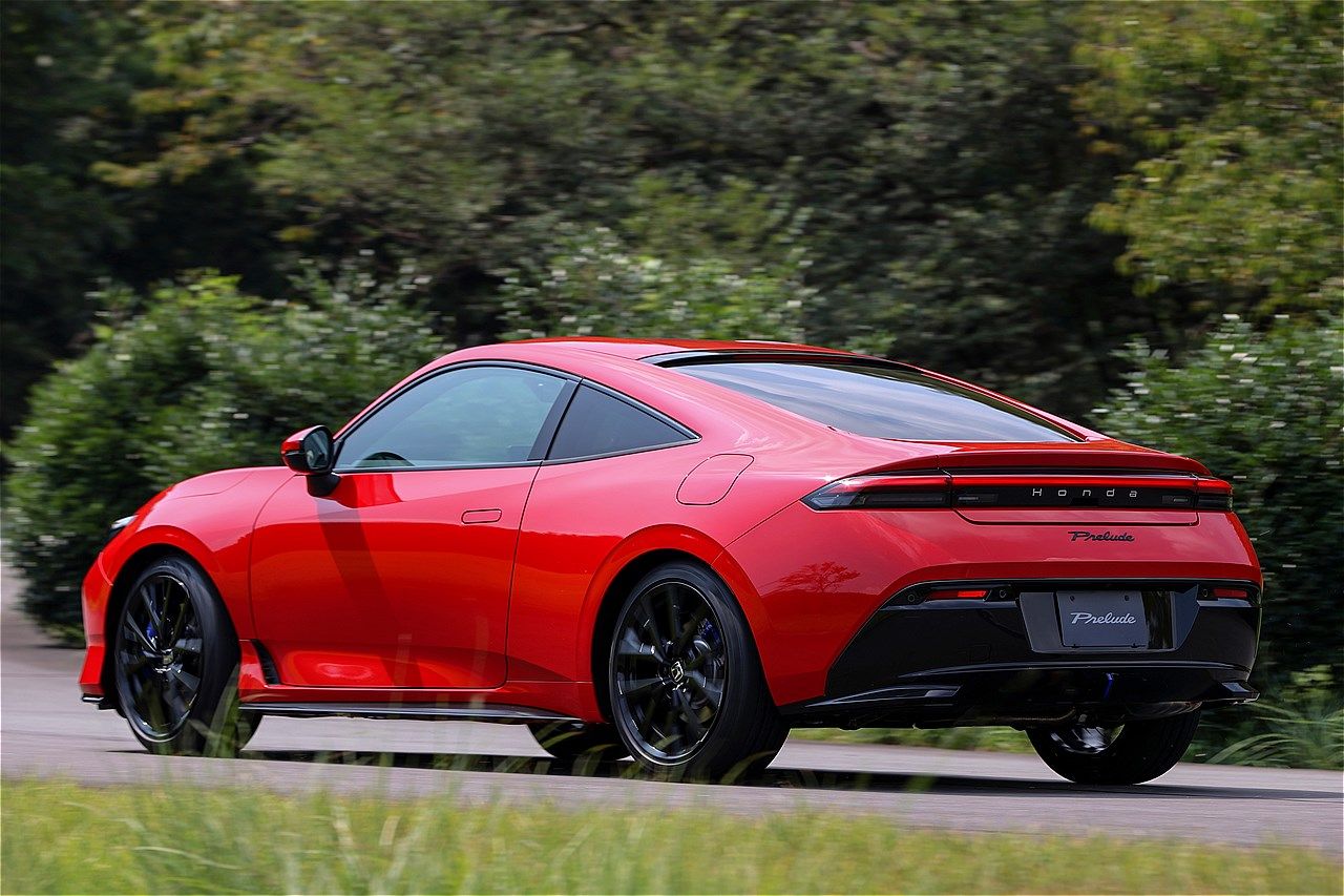ホンダの新型「プレリュード」（写真：本田技研工業）