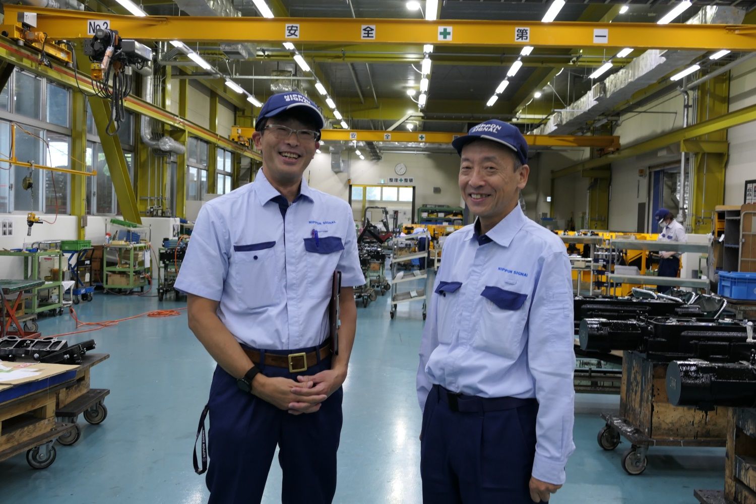 日本信号上尾工場の工場長
