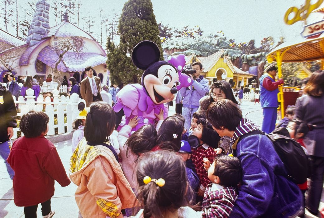 トゥーンタウンプレスレビュー（写真：1996年4月11日、尾形文繁撮影）