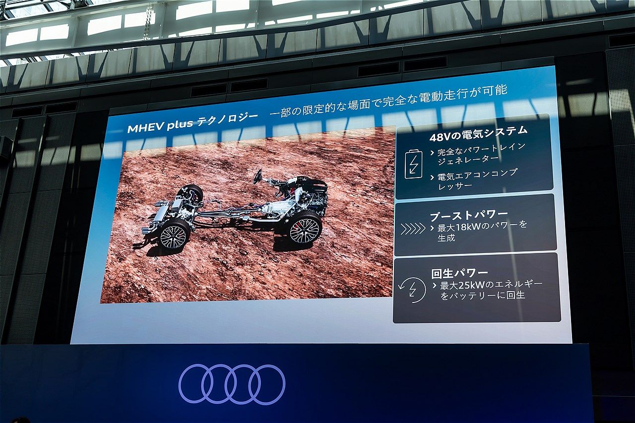 2025年7月24日に開催された「Audi New Models Special Debut Show」の様子（写真：三木 宏章）