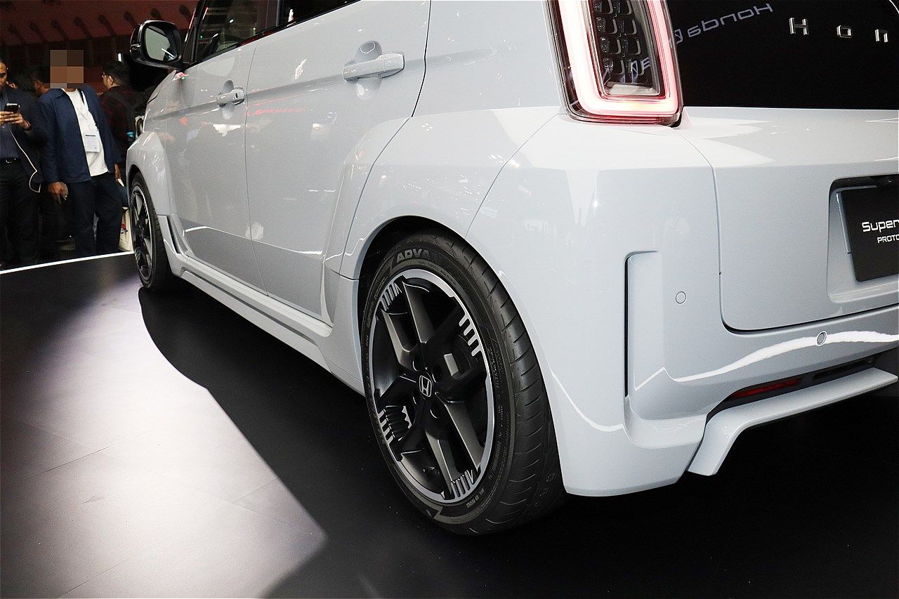 世界初公開、ホンダの小型EV「Super-ONE Prototype」（筆者撮影）