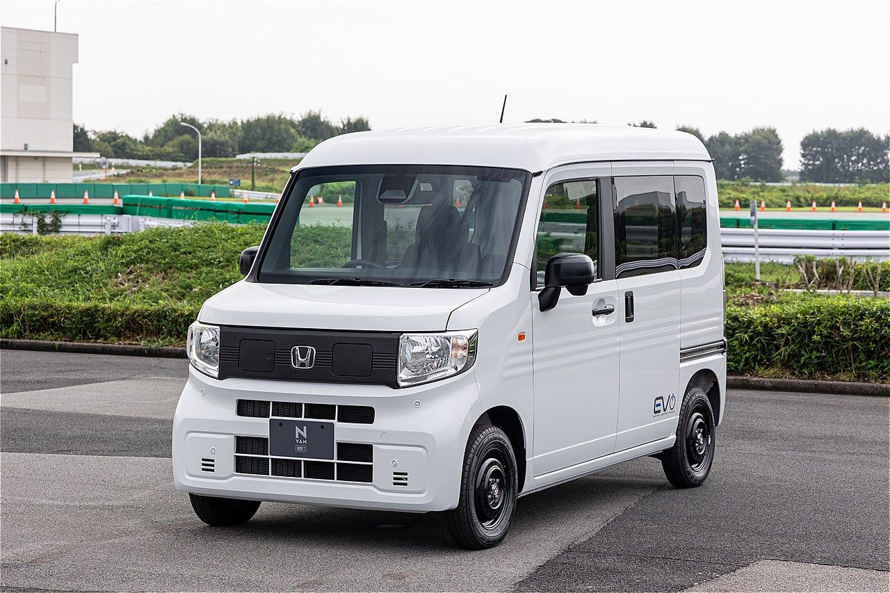 ホンダ「N-VAN e:」のディテールなど（写真：三木宏章）