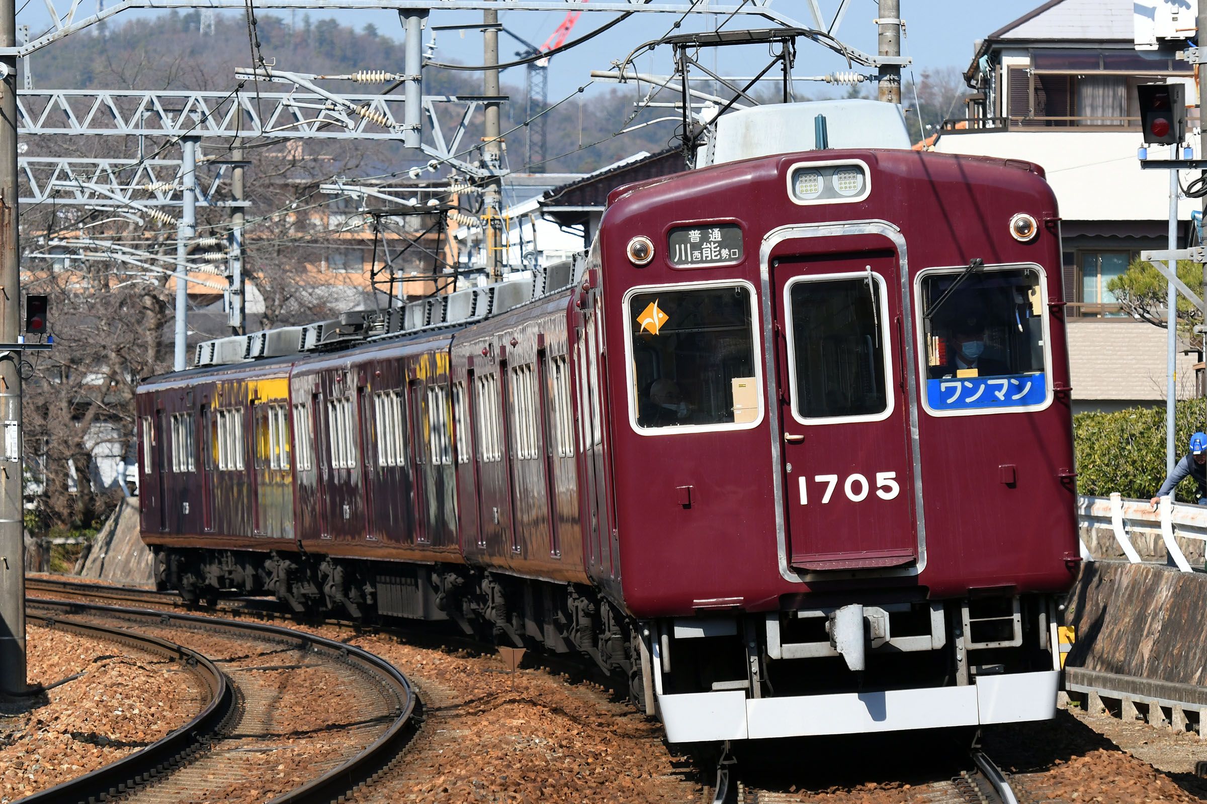 妙見線　1700系　1755編成