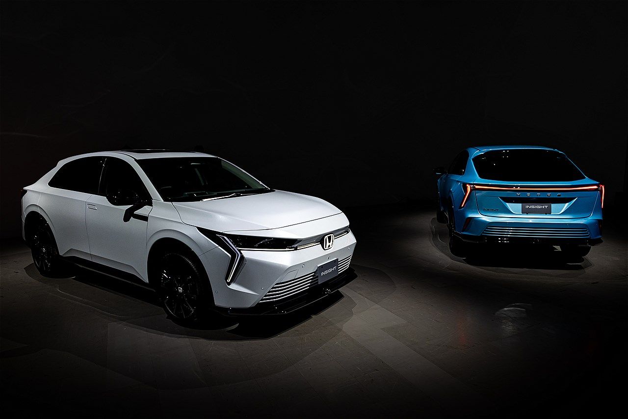 ホンダが2026年春発売を予定している新型BEV「インサイト」（写真：三木 宏章）
