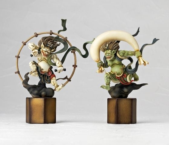 海洋堂「風神雷神」フィギュアに会える街 上野で名画詣で、粋な楽しみ