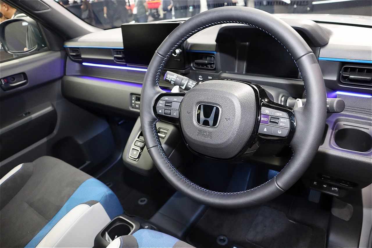 世界初公開、ホンダの小型EV「Super-ONE Prototype」（筆者撮影）
