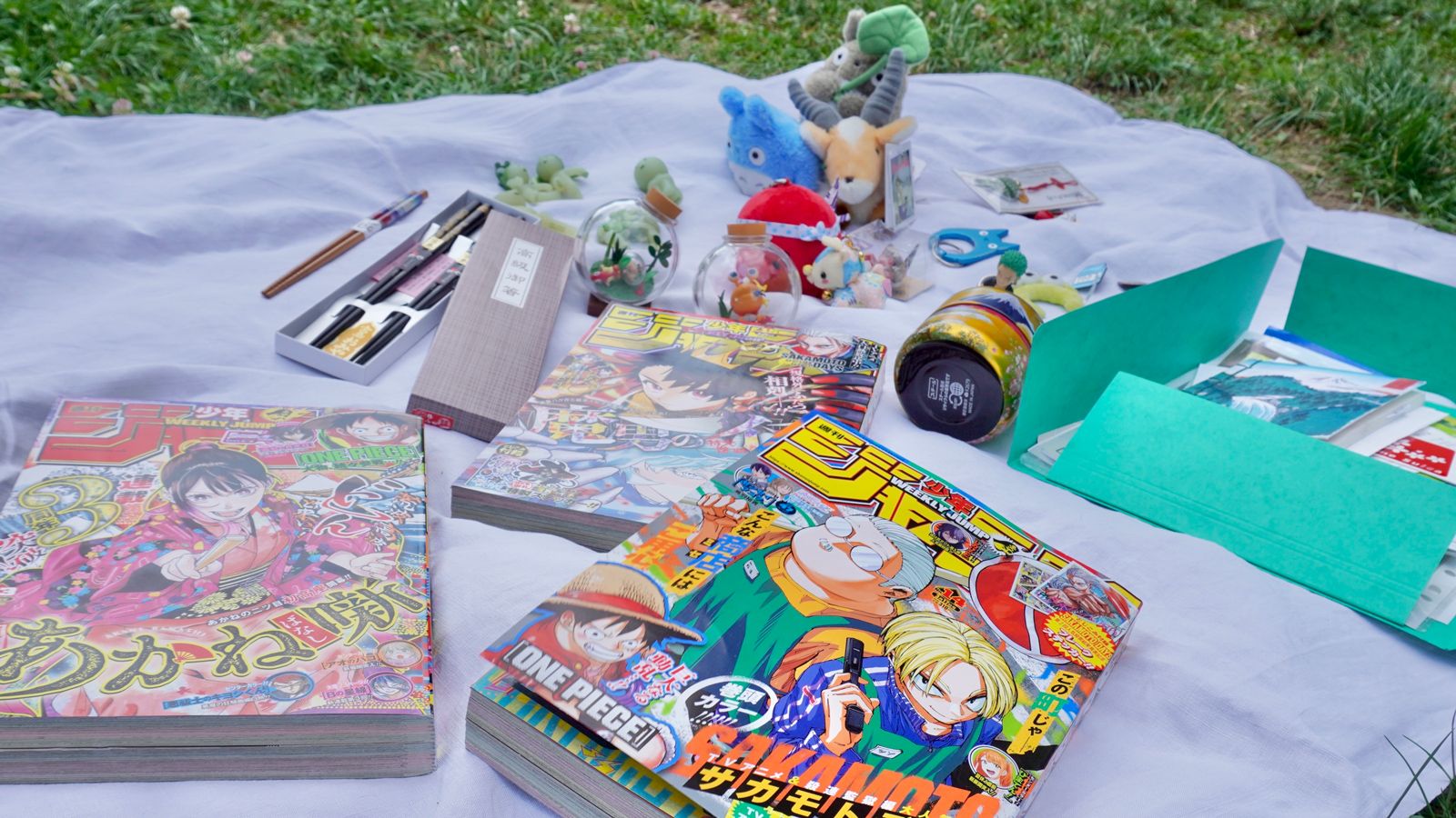 エミリーさんが日本で買ってきたモノたち（筆者撮影）