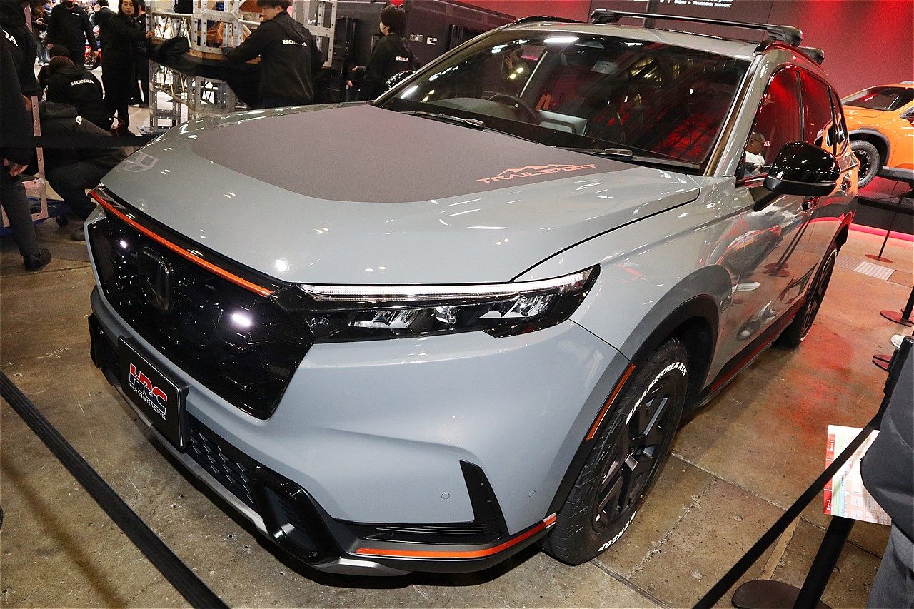 ホンダ「CR-VトレイルスポーツHRCコンセプト」（写真：筆者撮影）