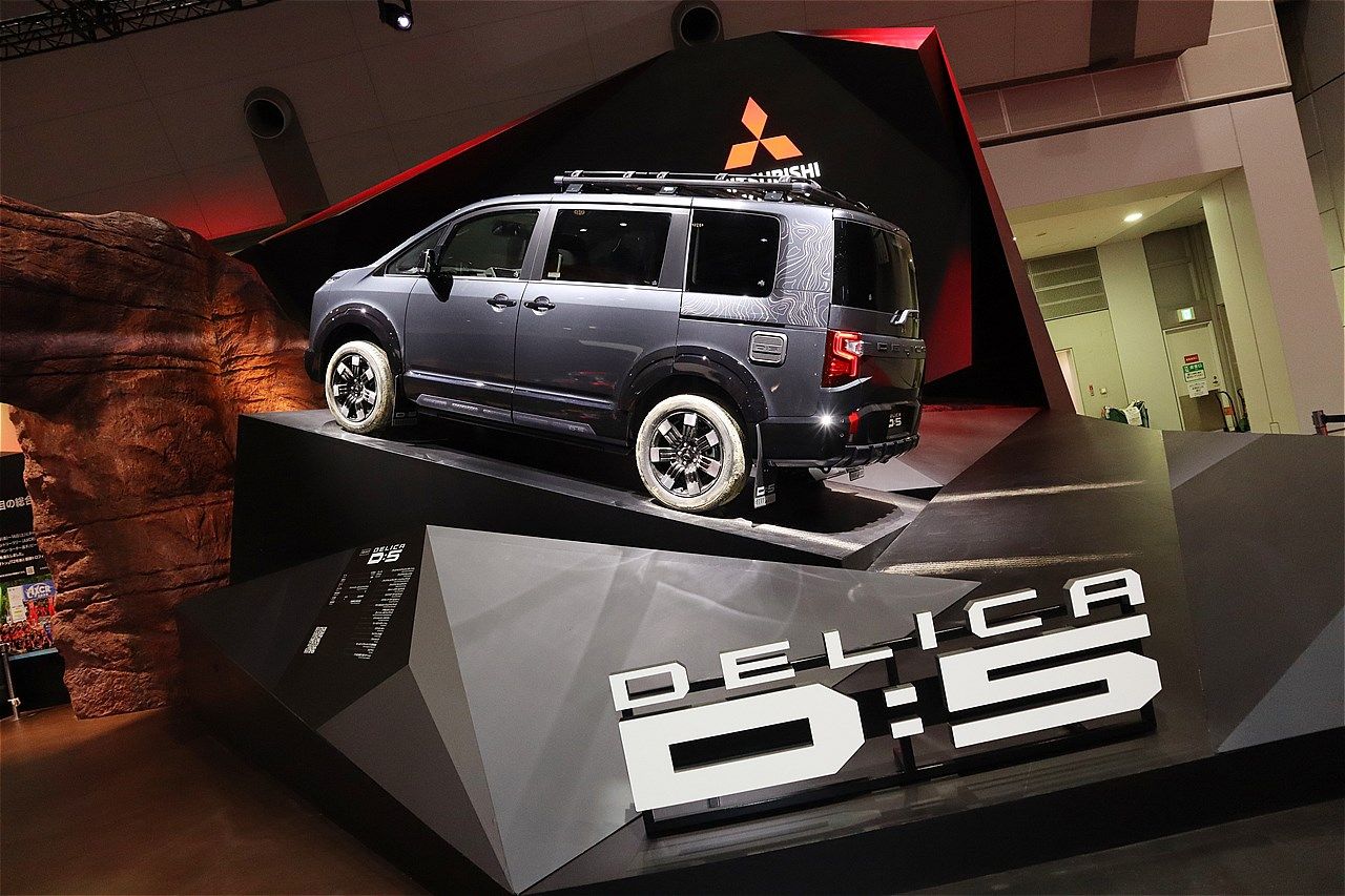 ジャパンモビリティショー2025に展示されていた三菱「デリカD:5」（筆者撮影）