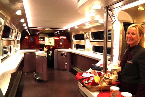 タリスのビュッフェ車両（2012年 筆者撮影）