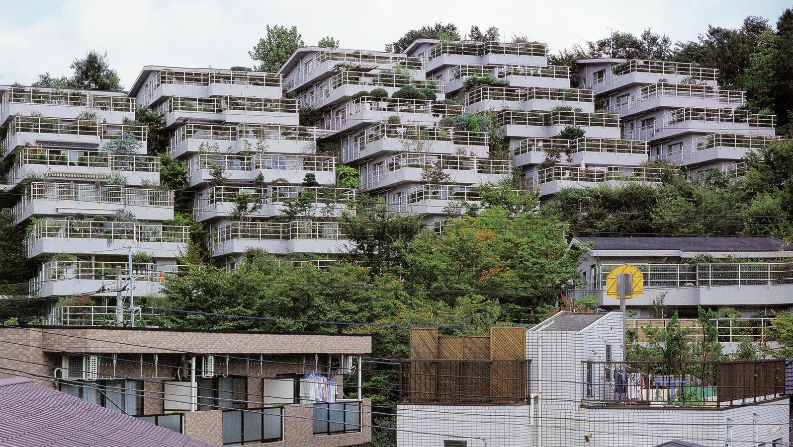 住棟が連なる「ゆりが丘ヴィレッジ」（写真：サムデザイン提供）