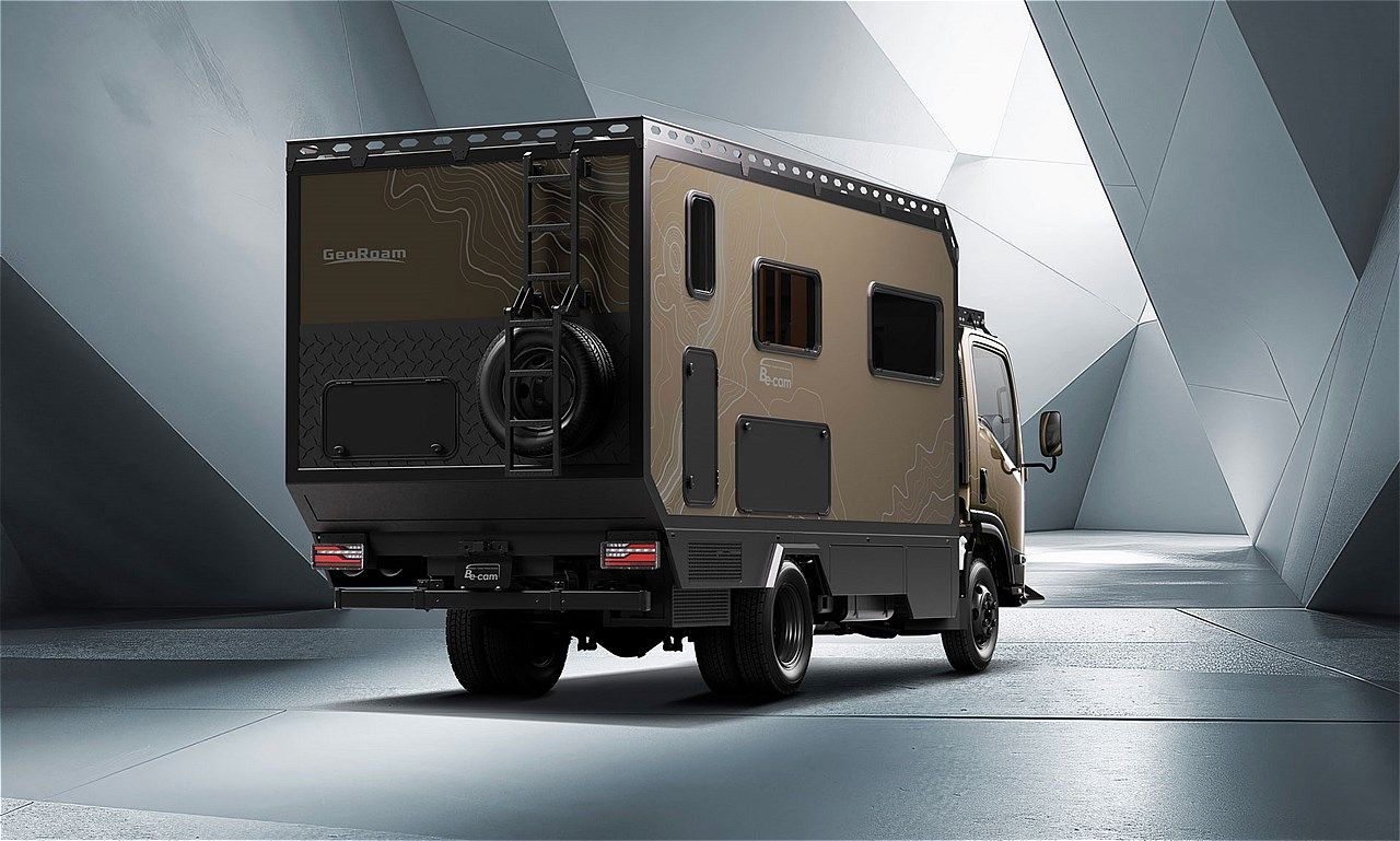 NTBの新作キャンピングカー「ジオローム」（写真：いすゞA&S）