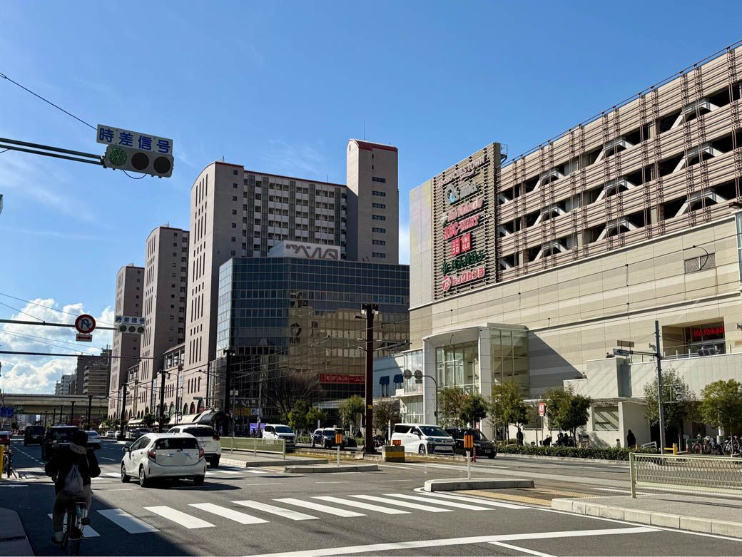 「あべのベルタ」と「あべのキューズモール」はすぐ隣だ（筆者撮影）