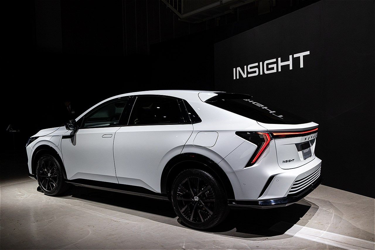 ホンダが2026年春発売を予定している新型BEV「インサイト」（写真：三木 宏章）