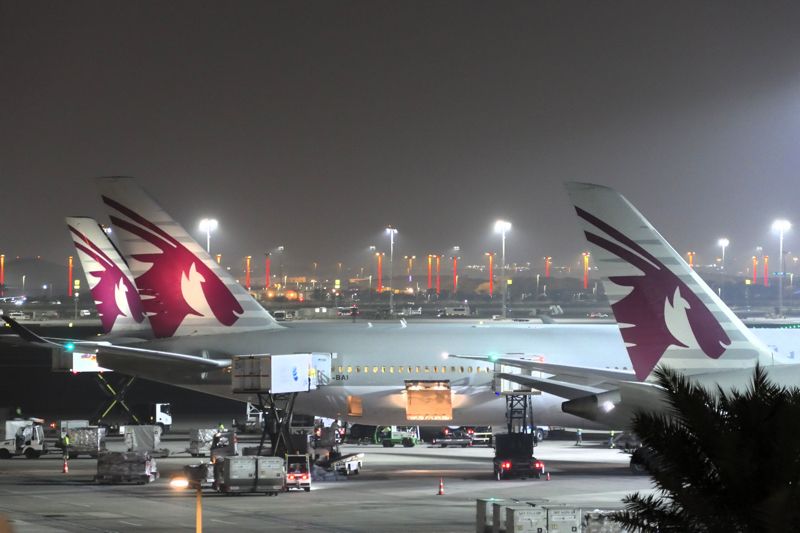 カタール航空は就航地の多さやサービスで定評がある（筆者撮影）