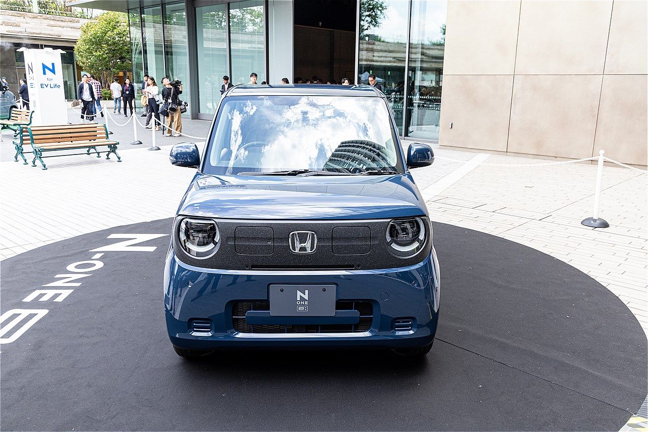 ホンダの新型軽乗用EV「N-ONE e:」（写真：三木 宏章）