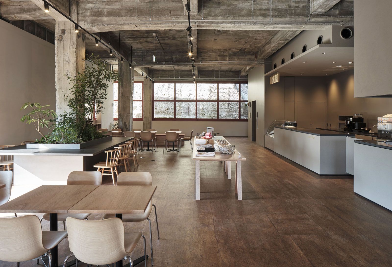 改修後のカフェ