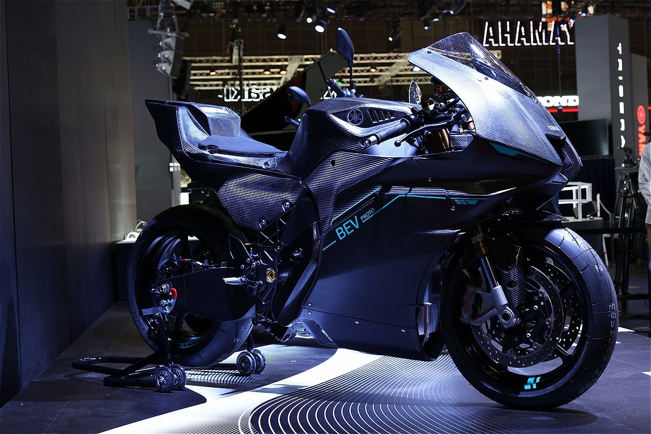 ジャパンモビリティショー2025のヤマハブース（写真：ヤマハ発動機）