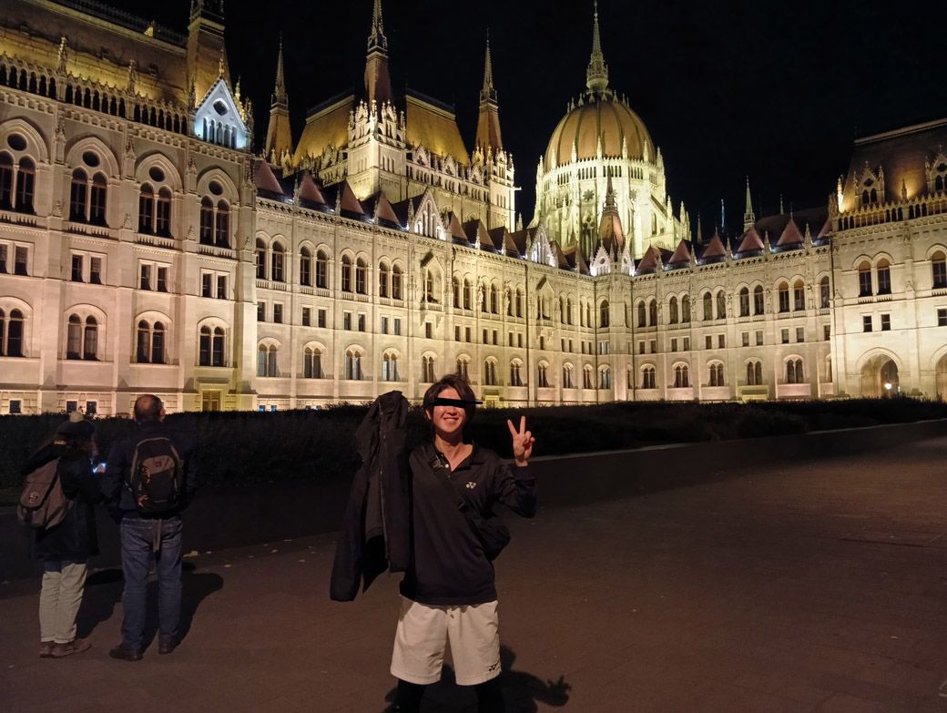 ハンガリー×YONEX（筆者撮影）