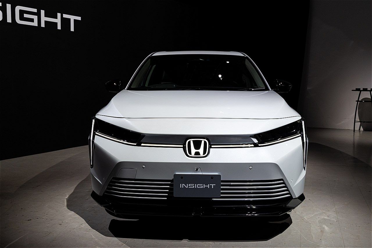 ホンダが2026年春発売を予定している新型BEV「インサイト」（写真：三木 宏章）