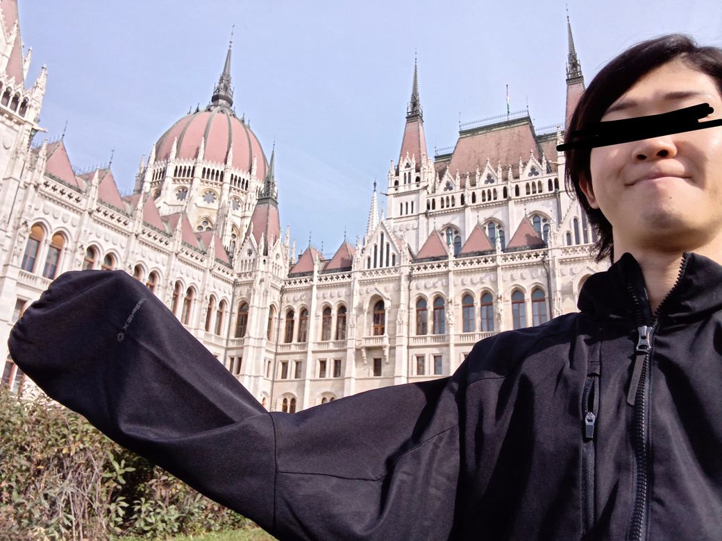 ハンガリーで有名な国会議事堂（筆者撮影）